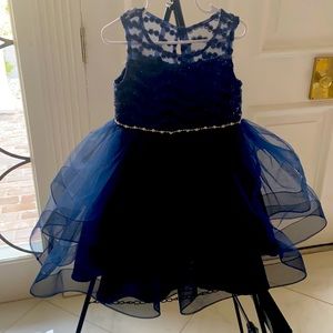 Navy Blue Rare Edition Party Dress